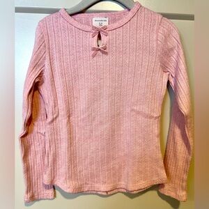 Abercrombie Kids Light Pink Textured Top
